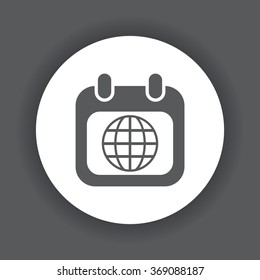 Calendar Icon icon, vector illustration. Modern design. Flat design style