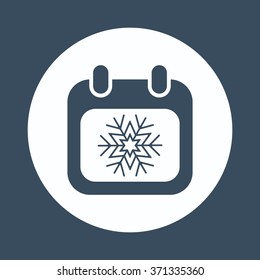 Calendar Icon icon, vector illustration. Modern design. Flat design style