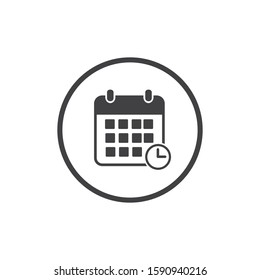 Calendar icon vector illustration. Calendar symbol
