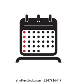 calendar icon vector illustration symbol design template