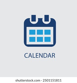 Calendar icon vector illustration. Calendar symbol