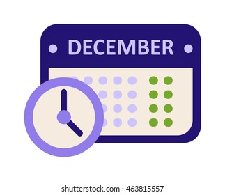 Calendar icon vector isolated, calendar icon graphic reminder element message symbol
