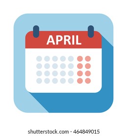 Calendar icon vector isolated, calendar icon graphic reminder element message symbol