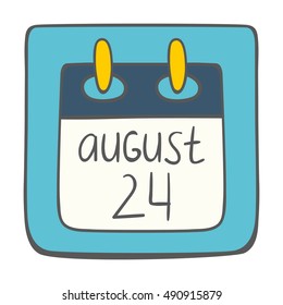 Calendar icon vector isolated, calendar icon graphic reminder element message symbol