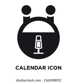Calendar icon vector isolated on white background, Calendar transparent sign , celebration pictograms