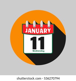 Calendar icon vector. Isolated on a gray background. Symbol Calendar for your website design, logo, application user interface. The flat style.