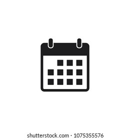 calendar icon vector logo template
