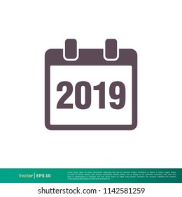 Calendar Icon Vector Logo Template Illustration Design. Vector EPS 10.