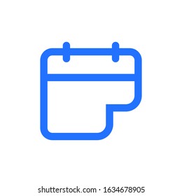 Calendar Icon Vector Logo Template. EPS 10.Full editable