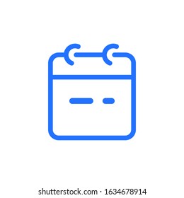 Calendar Icon Vector Logo Template. EPS 10.Full editable