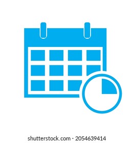 calendar icon vector minimalist design illustration