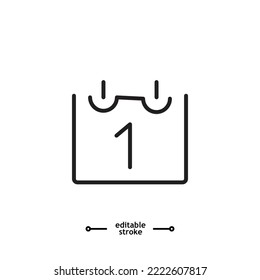Kalendersymbol. Datum des Vektormonats Terminplanzeit Termine erfüllen. Frohe neue Jahreszahl