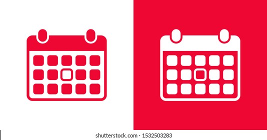 Calendar icon vector. Month illustration