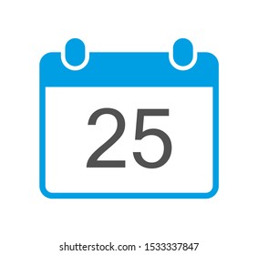 Calendar icon vector. Month  illustration