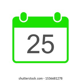 Calendar icon vector. Month  illustration