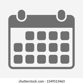 Calendar icon vector. Month illustration