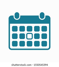 Calendar icon vector. Month illustration