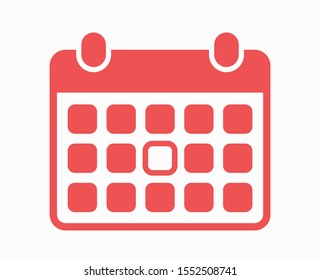 Calendar icon vector. Month illustration