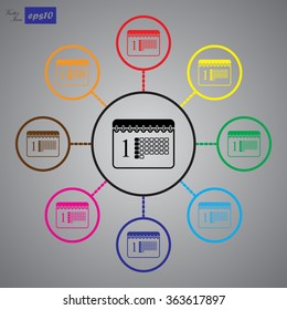 Calendar Icon / Calendar Icon Vector / Calendar Icon Picture / Calendar Icon Graphic 