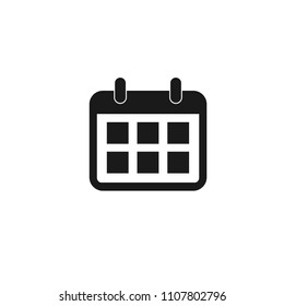 Calendar Icon. Calendar vector icon. Schedule Vector Icon