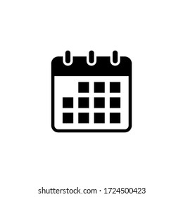 Calendar Icon Vector. Schedule Icon Symbol