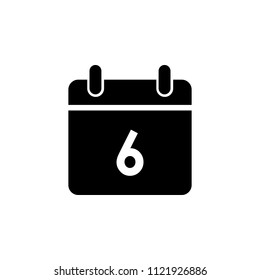 Calendar icon , vector sign design