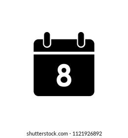 Calendar icon , vector sign design