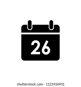 Calendar icon , vector sign design