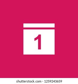 calendar icon vector. calendar sign on pink background. calendar icon for web and app