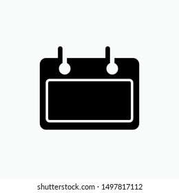 Calendar Icon - Vector, Sign and Symbol for Design, Presentation, Website or Apps Elements.