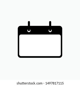 Calendar Icon - Vector, Sign and Symbol for Design, Presentation, Website or Apps Elements.