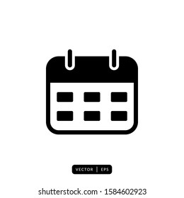 Calendar Icon Vector - Sign or Symbol