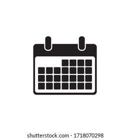 Calendar icon vector simple design