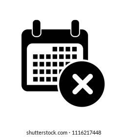 Calendar icon vector icon. Simple element illustration. Calendar symbol design. Can be used for web and mobile.