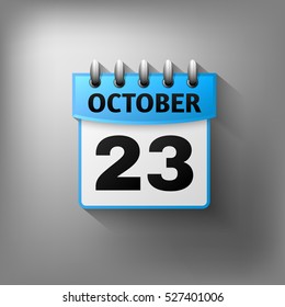 Calendar icon vector sky blue color. Isolated on a gray background. Symbol Calendar for your website design, logo, application user interface.