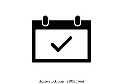 Kalendersymbol, Vektorgrafik. Kalendersymbol. Kalendervektorsymbol