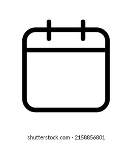 Calendar Icon Vector Symbol Design Illustration