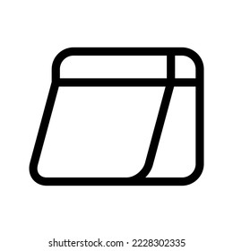 Calendar Icon Vector Symbol Design Illustration