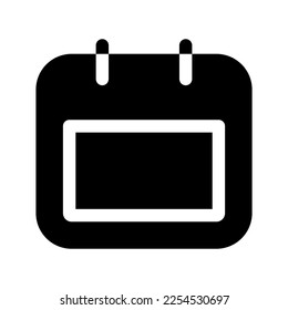 Ilustración de diseño del símbolo del vector del icono del calendario