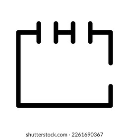 Ilustración de diseño del símbolo del vector del icono del calendario