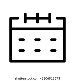 Kalendersymbol Vektor Symbol Design Illustration