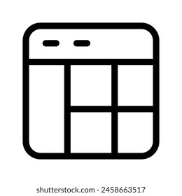 Calendar Icon Vector Symbol Design Illustration