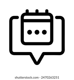 Calendar Icon Vector Symbol Design Illustration