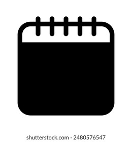 Calendar Icon Vector Symbol Design Illustration
