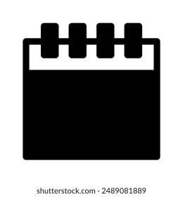 Calendar Icon Vector Symbol Design Illustration