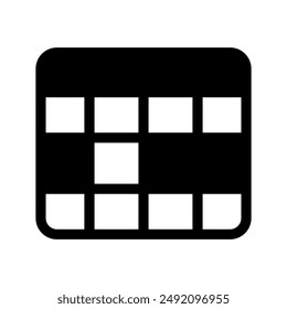 Design-Illustration für Kalendersymbol-Vektorgrafik