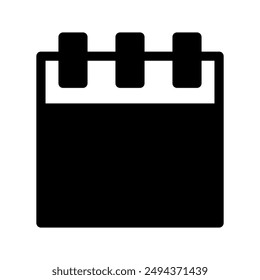 Calendar Icon Vector Symbol Design Illustration