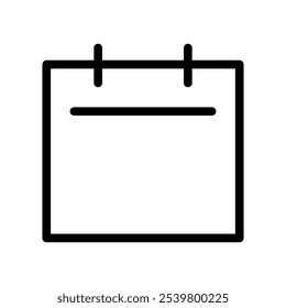 Icono de calendario Ilustración de diseño de símbolo de Vector