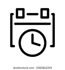 Calendar Icon Vector Symbol Design Illustration