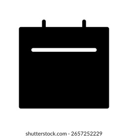 Icono de calendario Ilustración de diseño de símbolo de Vector